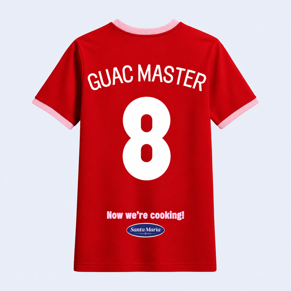 Fotballsdrakt - Nr. 8 "Guac Master"